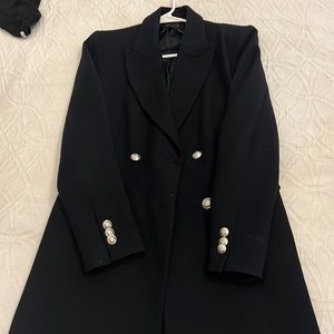 Navy pea coat